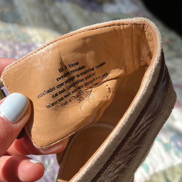 Brown beige sandals - Picture 7 of 8